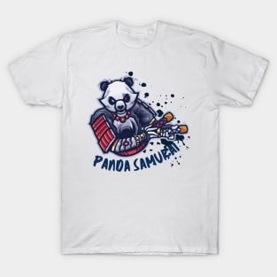 Samurai Panda T-Shirt T-Shirt